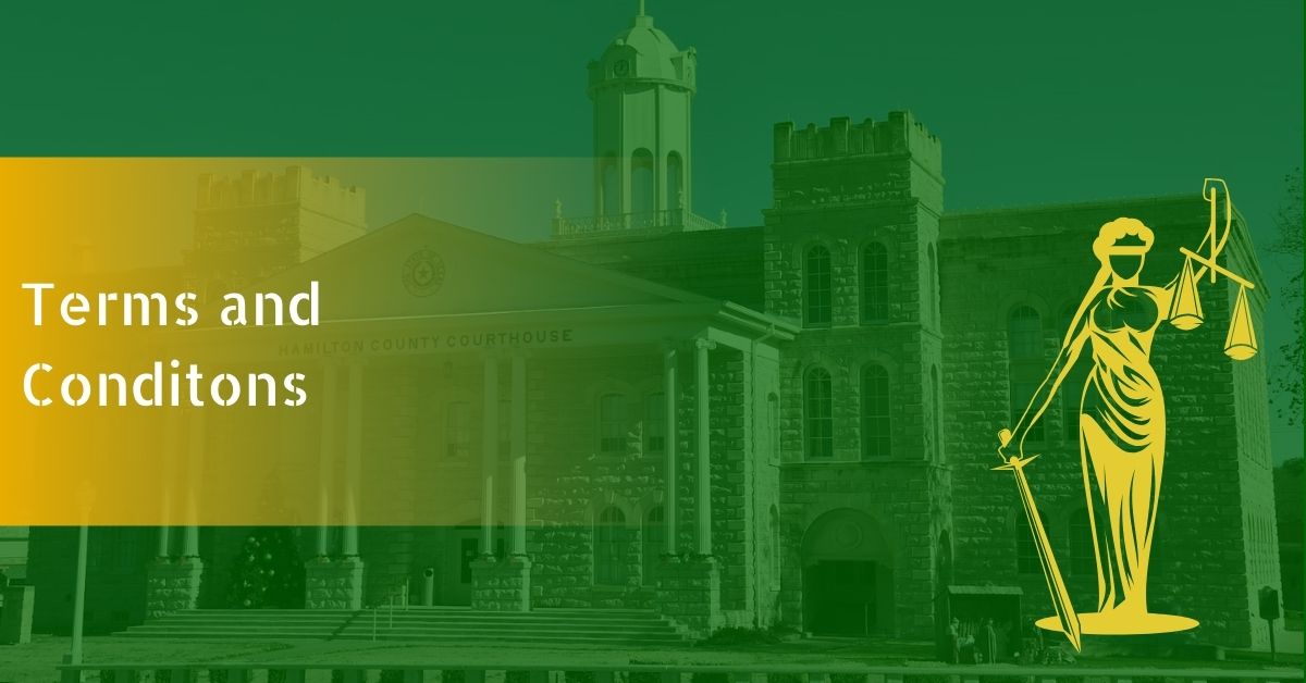 Hamilton County Terms and Conditons